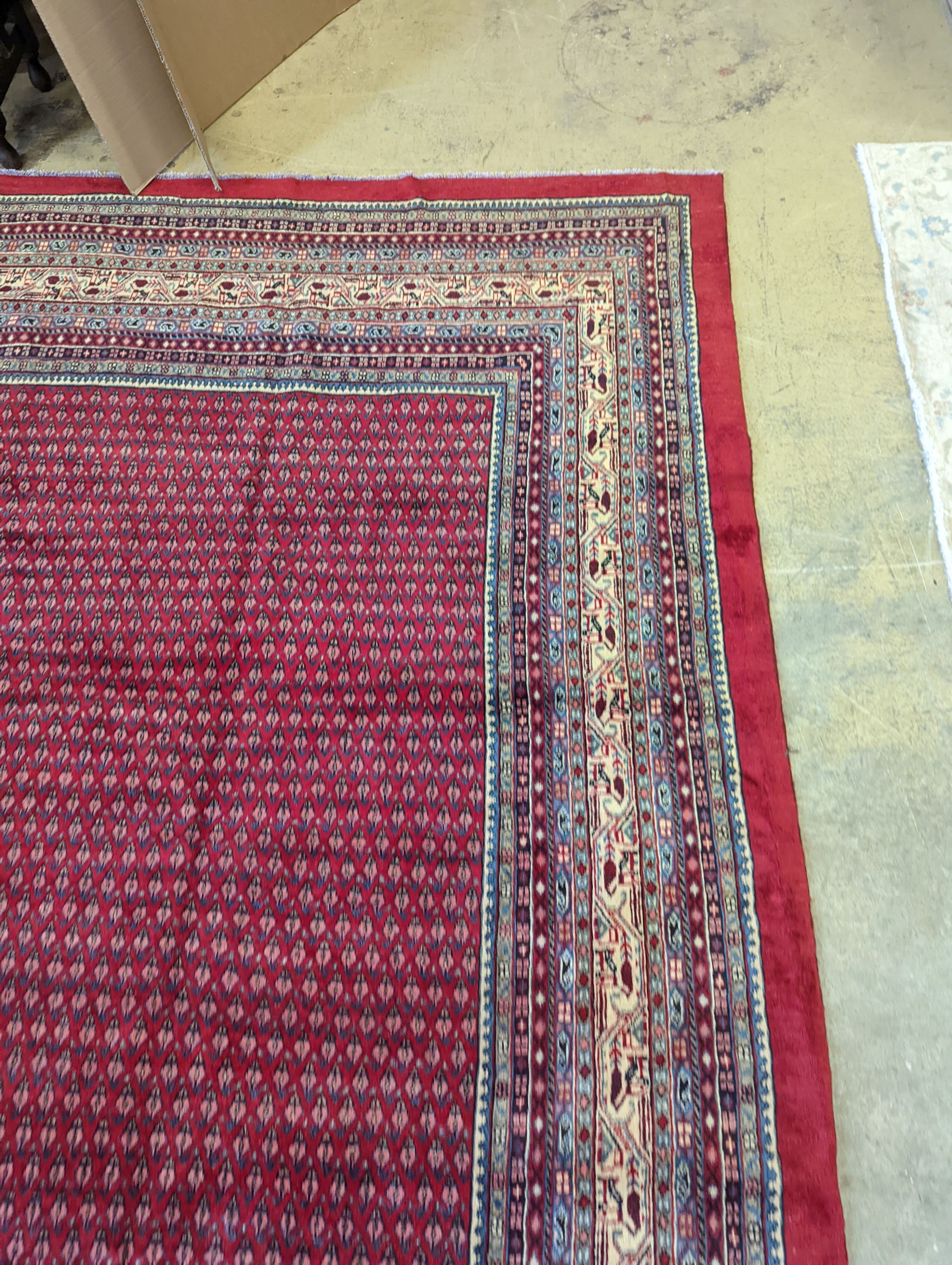 An Araak carpet, 390 x 260cm
